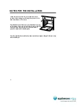 Preview for 10 page of Blanco BOSE63 Instructions For Use And Care And Installation