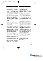 Preview for 19 page of Blanco BOSE63 Instructions For Use And Care And Installation