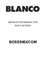 Blanco BOSE696XCOM Instruction Manual preview