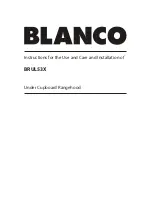 Blanco BRUL53X Instructions Manual preview