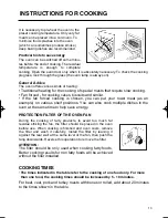 Preview for 13 page of Blanco BSO60 Instructions For The Use And Care