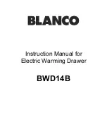 Blanco BWD14B Instruction Manual preview