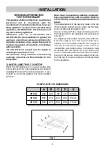 Preview for 6 page of Blanco CG302FFX Use, Installation And Maintenance Instructions