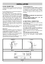 Preview for 7 page of Blanco CG604WXFFCP Use, Installation And Maintenance Instructions