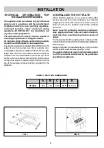 Preview for 6 page of Blanco CG905WXC Use, Installation And Maintenance Instructions