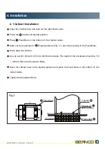 Preview for 5 page of Blanco Cyble ULTRA Installation Manual