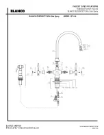 Предварительный просмотр 2 страницы Blanco ESSENCE 157-122 Specification Sheet