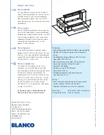 Предварительный просмотр 2 страницы Blanco M1011-06 (German) Broschüre