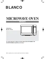 Blanco MF34STX Operating Instructions Manual preview