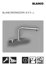 Предварительный просмотр 1 страницы Blanco PERISCOPE-S-F II HD 516671 Installation And Care Instructions