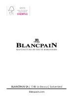 Предварительный просмотр 47 страницы Blancpain 6264 1127 55B Manual