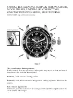 Предварительный просмотр 3 страницы Blancpain FIFTY FATHOMS CHRONOGRAPHE FLYBACK QUANTIÈME COMPLET Manual