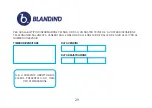 Preview for 31 page of Blandino Optima 400 Use And Maintenance Handbook