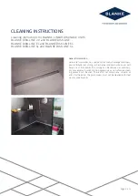 Blanke DIBA-LINE 2.0 Cleaning Instructions предпросмотр