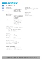 Предварительный просмотр 20 страницы Blankom 5161.20 Device Manual