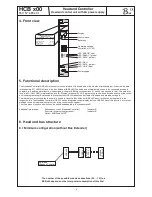 Preview for 3 page of Blankom 9652.01 Operating Instructions Manual