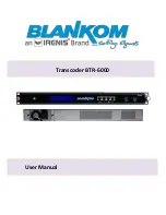 Предварительный просмотр 1 страницы Blankom BTR-6000 User Manual