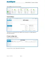 Предварительный просмотр 8 страницы Blankom BTR-6000 User Manual