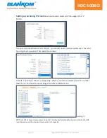 Предварительный просмотр 11 страницы Blankom HDC 6008CI Manual