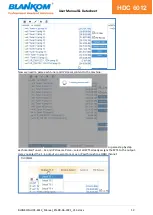 Preview for 12 page of Blankom HDC 6012 User Manual & Datasheet