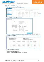 Preview for 15 page of Blankom HDC 6012 User Manual & Datasheet