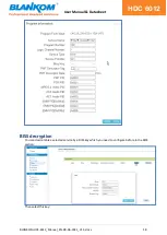 Preview for 18 page of Blankom HDC 6012 User Manual & Datasheet