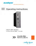 Blankom PALIOS-IPM4 5105.10 Operating Instructions Manual preview