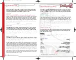 Preview for 3 page of Blast DEFIANT 2 Operator'S Manual