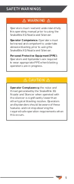 Предварительный просмотр 5 страницы BLASTONE SnakeBite XQ Installation, Operation & Maintenance Manual