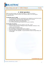 Preview for 7 page of Blastrac 1-15 Global Operating Manual