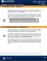 Preview for 25 page of Blastrac 1-8DEZ Operating Manual