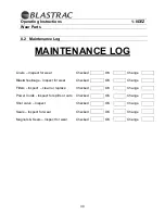 Предварительный просмотр 35 страницы Blastrac 1-8DEZMKII Operating Manual