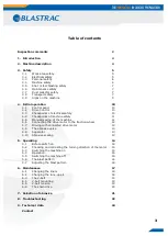 Preview for 3 page of Blastrac 1-8DPF40 Operating Instructions Manual