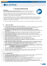 Preview for 5 page of Blastrac 2-20DT Operating Instructions Manual