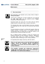 Preview for 104 page of Blastrac 2-45D Operating Instructions Manual