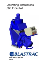 Blastrac 500 E Global Operating Instructions Manual preview