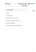 Preview for 5 page of Blastrac 500 E Global Operating Instructions Manual