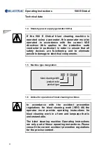 Preview for 8 page of Blastrac 500 E Global Operating Instructions Manual