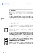 Preview for 20 page of Blastrac 500 E Global Operating Instructions Manual