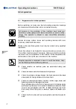 Preview for 44 page of Blastrac 500 E Global Operating Instructions Manual