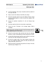 Preview for 45 page of Blastrac 500 E Global Operating Instructions Manual