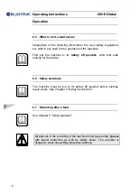 Preview for 56 page of Blastrac 500 E Global Operating Instructions Manual