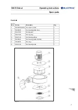 Preview for 103 page of Blastrac 500 E Global Operating Instructions Manual