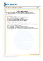 Preview for 7 page of Blastrac 500HSH Operating Instructions Manual