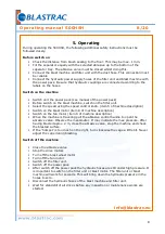 Preview for 8 page of Blastrac 500HSH Operating Instructions Manual