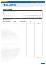 Preview for 2 page of Blastrac 854 DCS Operating Instructions Manual