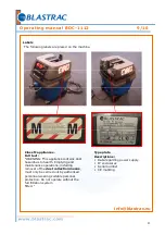 Предварительный просмотр 9 страницы Blastrac BDC-1112 Operating Manual