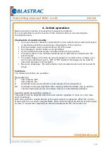 Preview for 10 page of Blastrac BDC-1112 Operating Manual