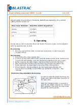 Preview for 11 page of Blastrac BDC-1112 Operating Manual