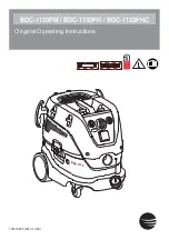 Предварительный просмотр 1 страницы Blastrac BDC-1133PH Original Operating Instructions